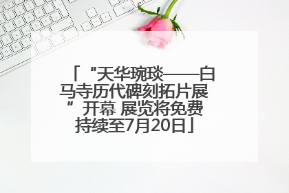 “天华琬琰——白马寺历代碑刻拓片展”开幕 展览将免费持续至7月20日
