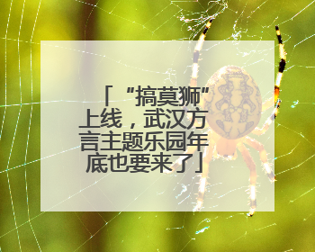 “搞莫狮”上线，武汉方言主题乐园年底也要来了