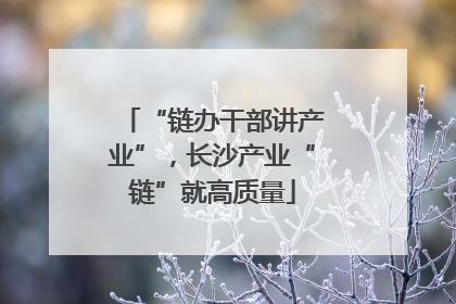 “链办干部讲产业”，长沙产业“链”就高质量