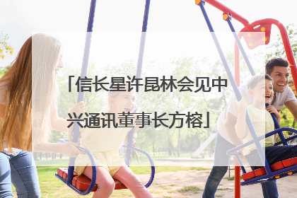 信长星许昆林会见中兴通讯董事长方榕