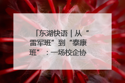 东湖快语｜从“雷军班”到“泰康班”：一场校企协同的“接力赛”