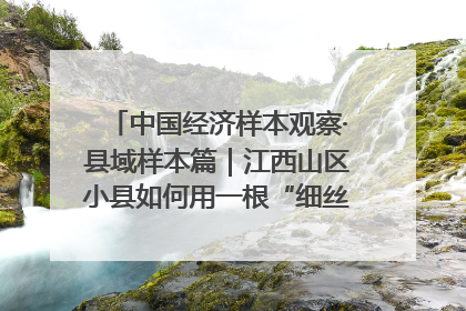 中国经济样本观察·县域样本篇｜江西山区小县如何用一根“细丝”拉出百亿级产业？