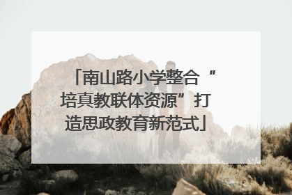 南山路小学整合“培真教联体资源”打造思政教育新范式