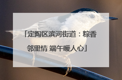 定陶区滨河街道：粽香邻里情 端午暖人心