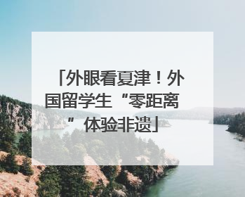 外眼看夏津！外国留学生“零距离”体验非遗