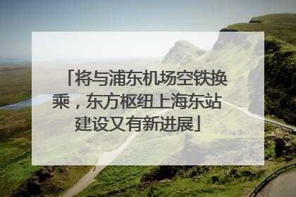 将与浦东机场空铁换乘，东方枢纽上海东站建设又有新进展