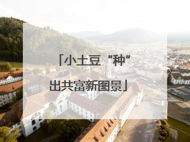 小土豆“种”出共富新图景