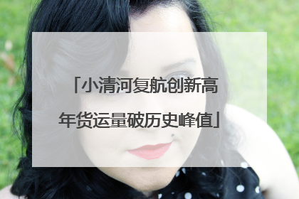 小清河复航创新高 年货运量破历史峰值