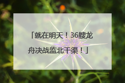 就在明天！36艘龙舟决战监北干渠！