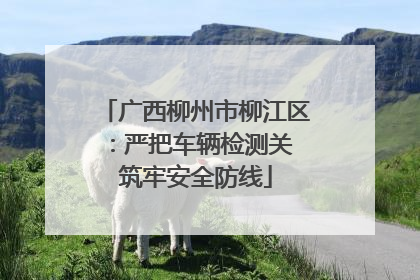 广西柳州市柳江区：严把车辆检测关 筑牢安全防线