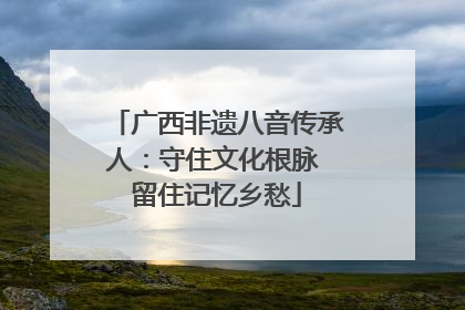 广西非遗八音传承人：守住文化根脉 留住记忆乡愁