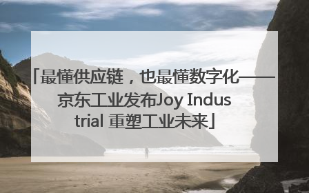 最懂供应链，也最懂数字化——京东工业发布Joy Industrial 重塑工业未来