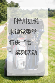 桦川县悦来镇党委举行庆“七一”系列活动