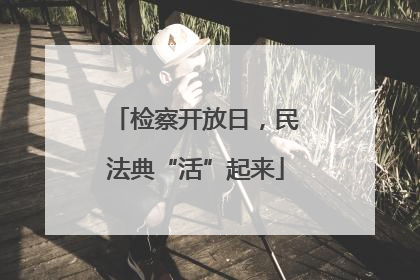 检察开放日，民法典“活”起来