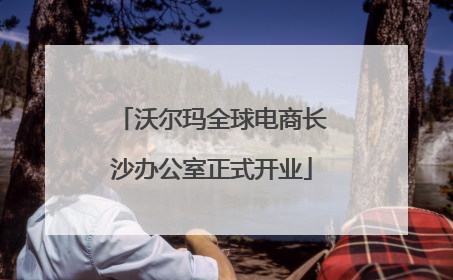 沃尔玛全球电商长沙办公室正式开业