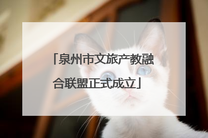 泉州市文旅产教融合联盟正式成立
