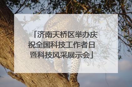 济南天桥区举办庆祝全国科技工作者日暨科技风采展示会