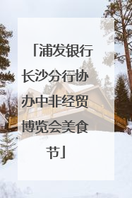浦发银行长沙分行协办中非经贸博览会美食节