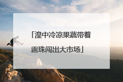 湟中冷凉果蔬带着露珠闯出大市场