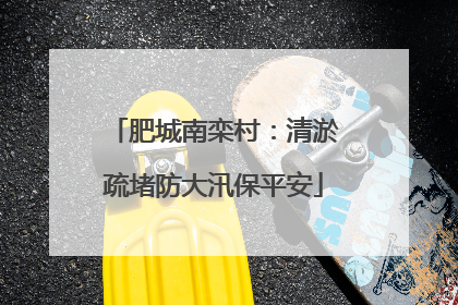 肥城南栾村：清淤疏堵防大汛保平安