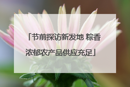 节前探访新发地 粽香浓郁农产品供应充足