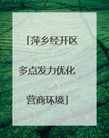萍乡经开区多点发力优化营商环境