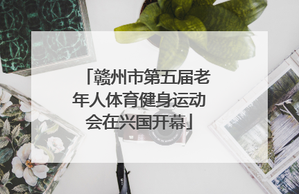 赣州市第五届老年人体育健身运动会在兴国开幕