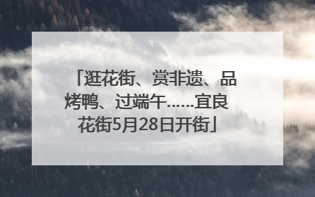逛花街、赏非遗、品烤鸭、过端午……宜良花街5月28日开街