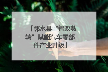 邻水县“智改数转”赋能汽车零部件产业升级