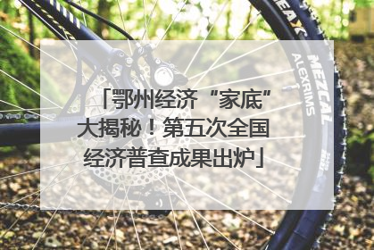 鄂州经济“家底”大揭秘！第五次全国经济普查成果出炉
