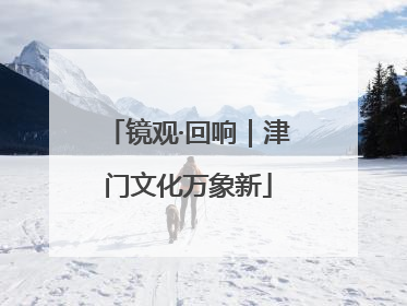 镜观·回响｜津门文化万象新