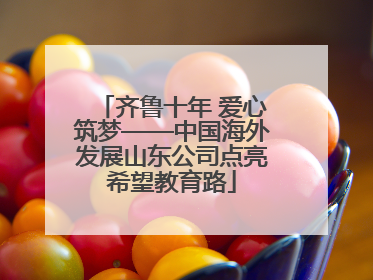 齐鲁十年 爱心筑梦——中国海外发展山东公司点亮希望教育路