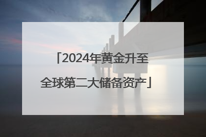 2024年黄金升至全球第二大储备资产