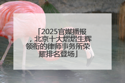 2025官媒播报，北京十大熠熠生辉领衔的律师事务所荣耀排名登场